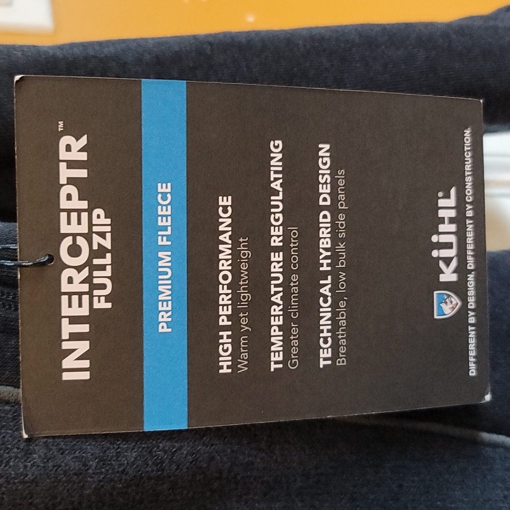 Interceptr mens full zip Kuhl fleece - Picture 8 of 8